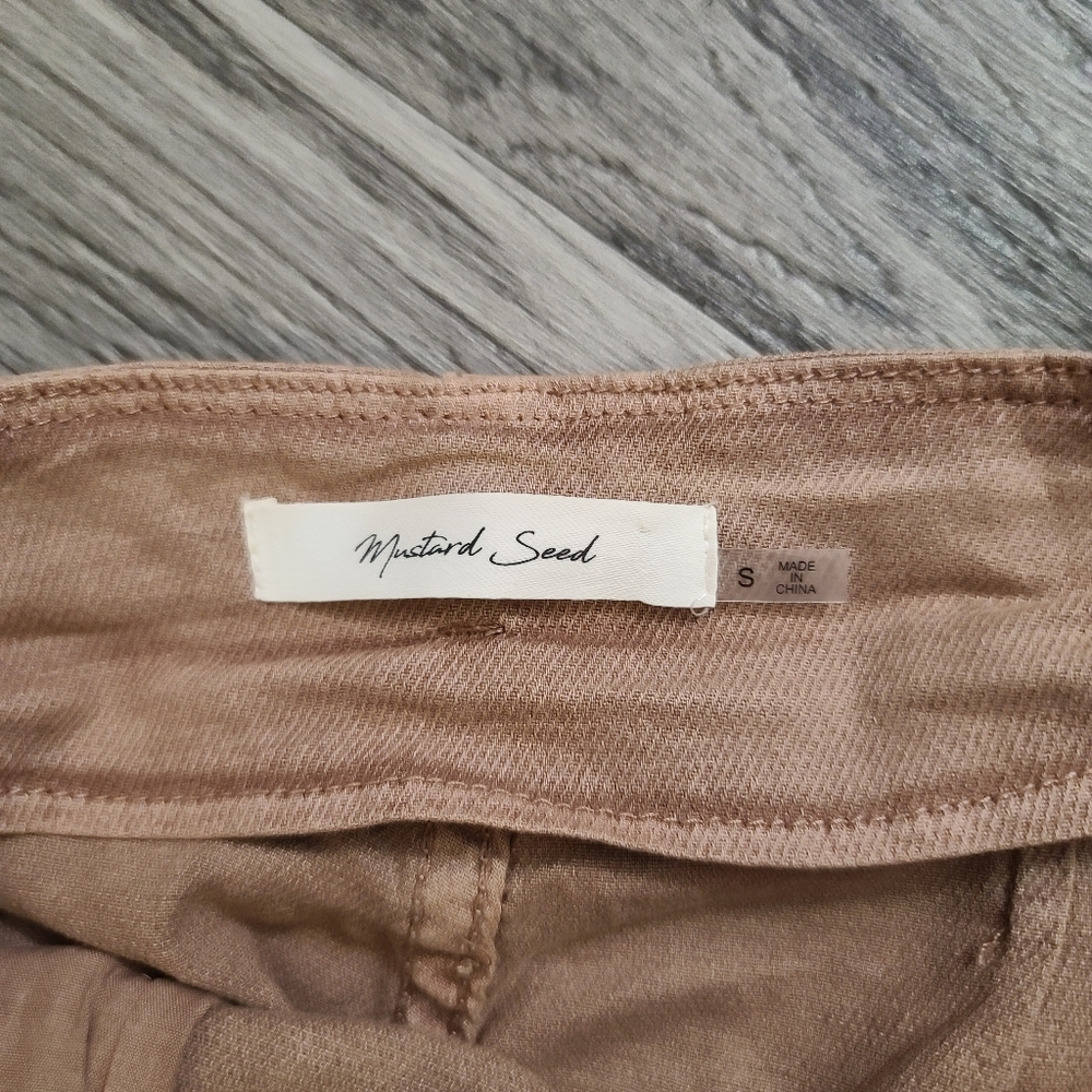 Bohme High Waisted Paperbag Button Fly Shorts - Picture 3 of 8